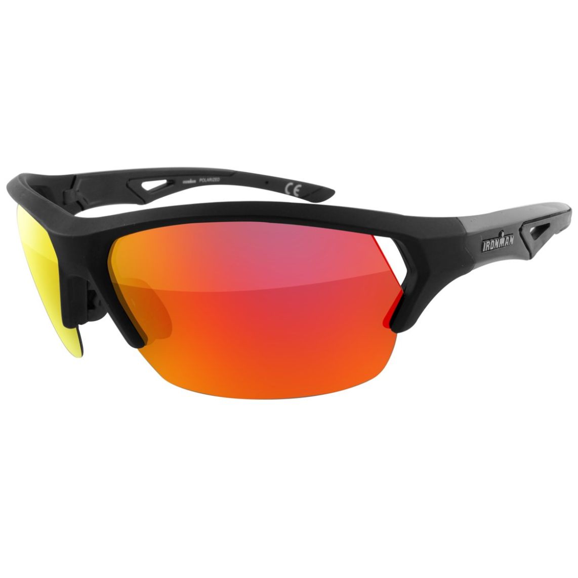 Lentes de Sol Ironman Interference Polarizado Negro para Hombre