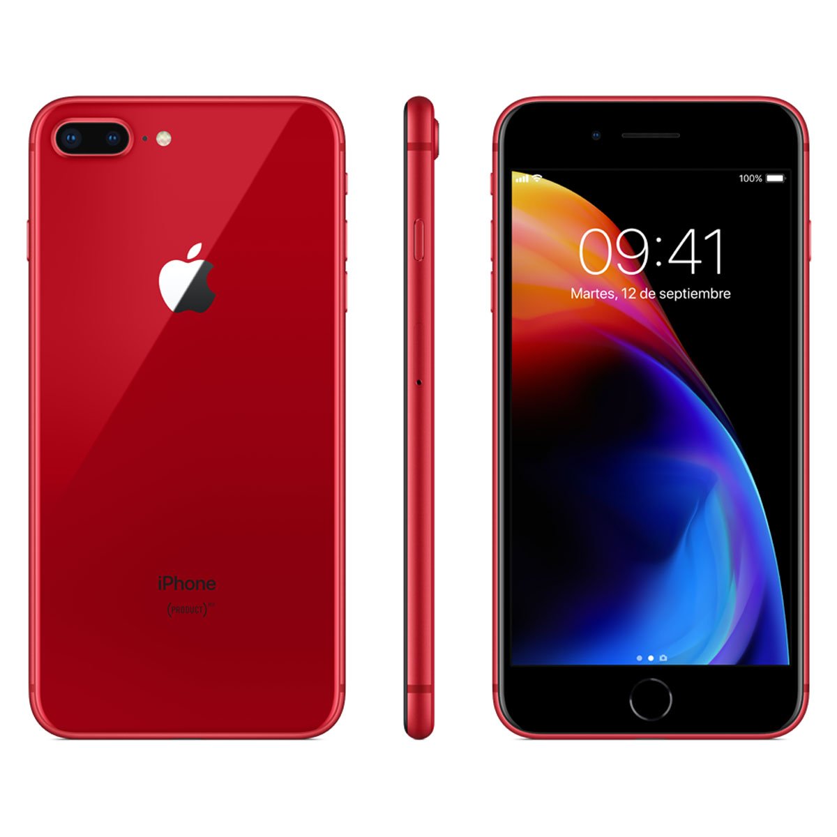 Celular Iphone 8 Plus 64Gb Color Red R9 (Telcel)