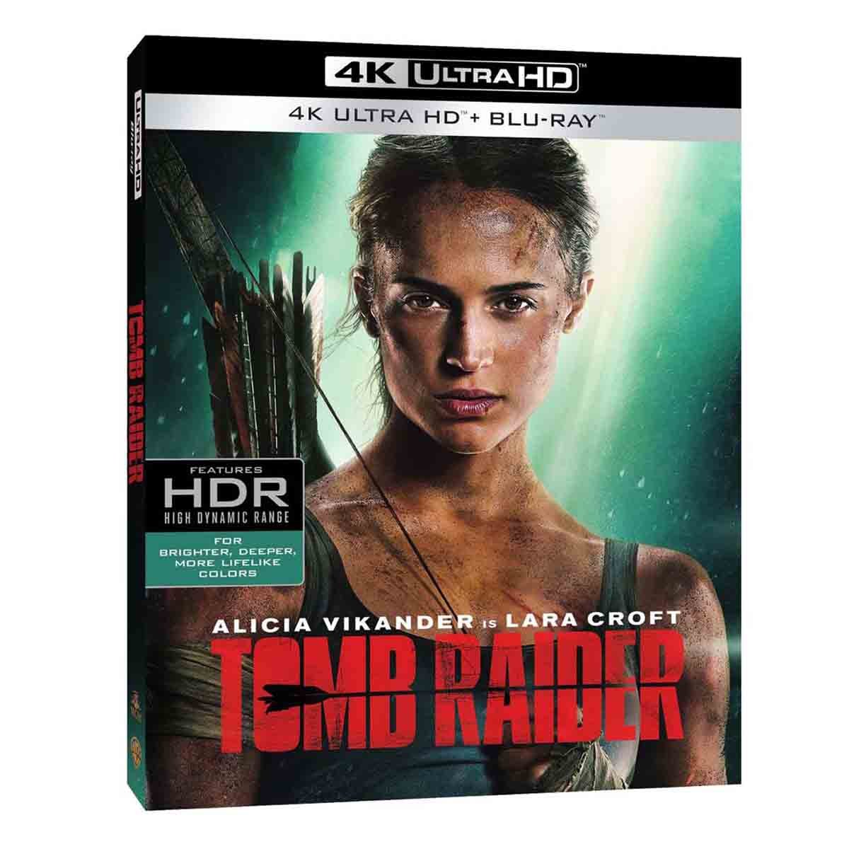 4K Ultra Hd + Blu Ray Tomb Raider las Aventuras de Lara Croft