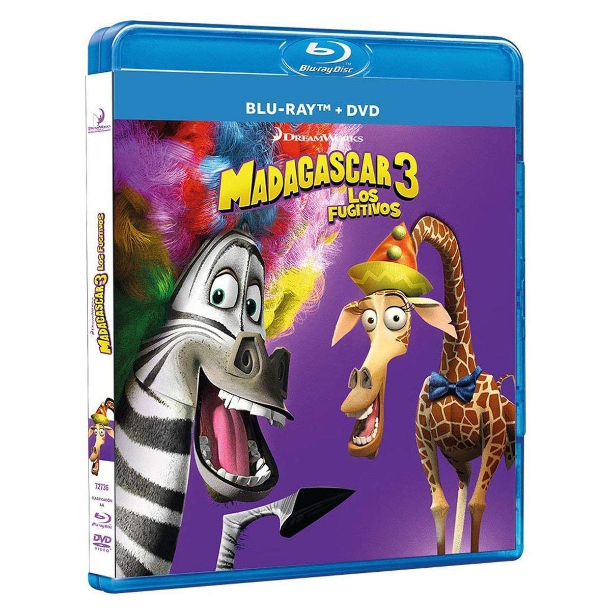 Blu Ray Madagascar 3 los Fugitivos