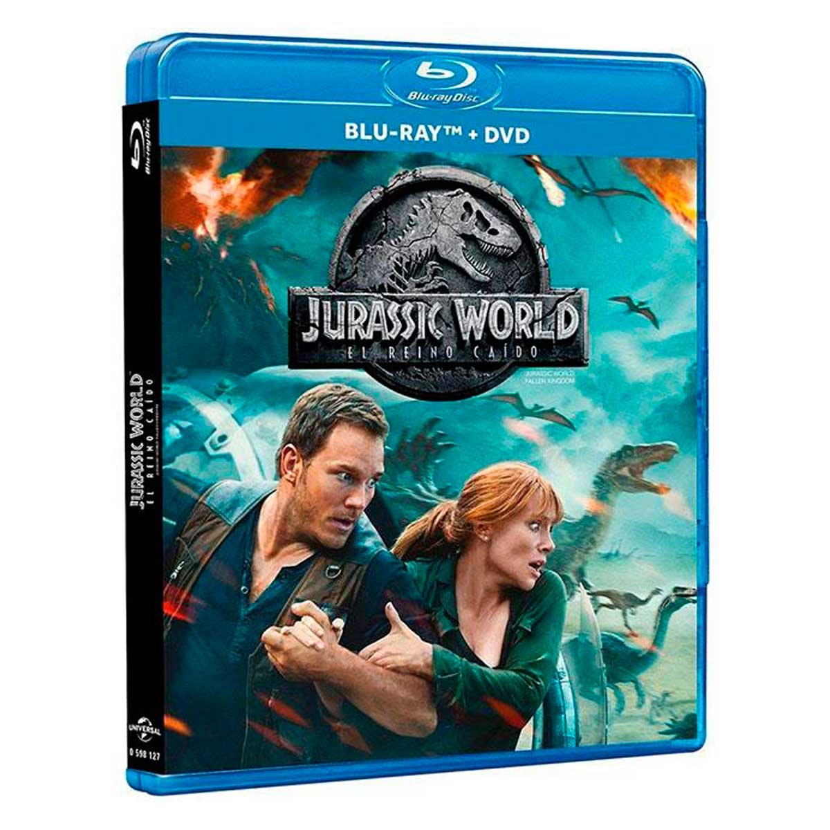 Blu Ray + Dvd Jurassic World: Reino Caido