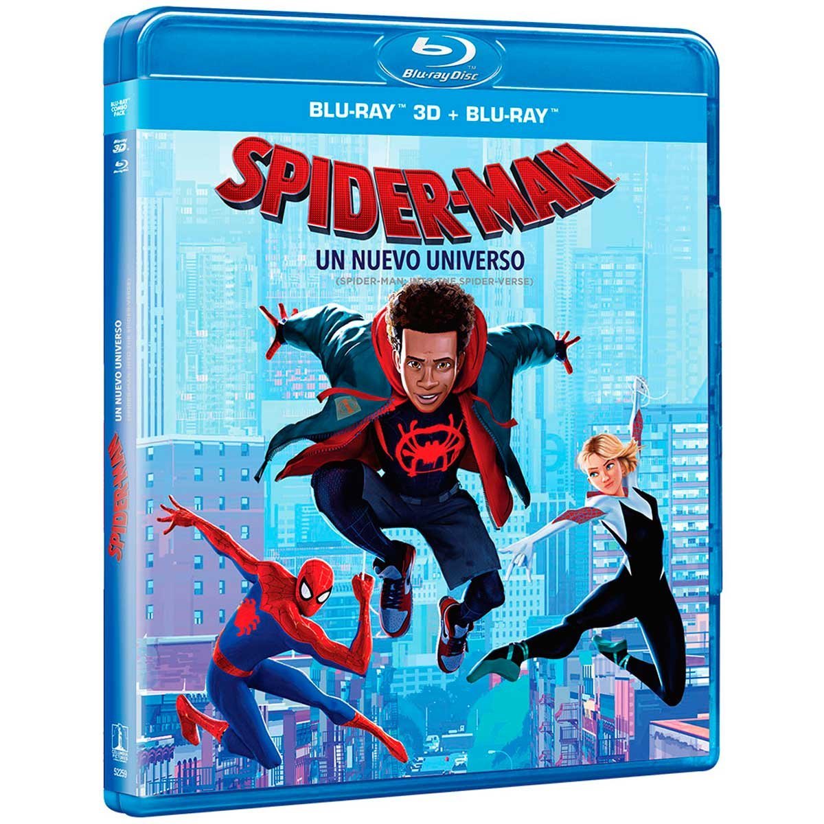 3D + Blu Ray Spider Man un Nuevo Universo