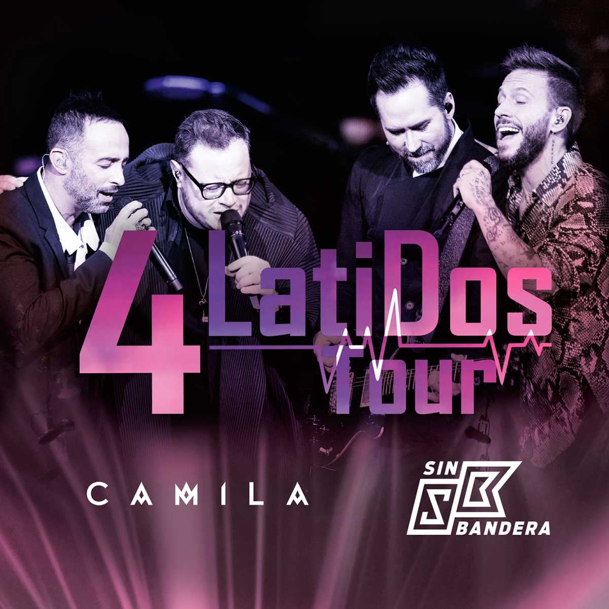 2Cds+Dvd Camila Y Sin Bandera 4 Latidos Tour