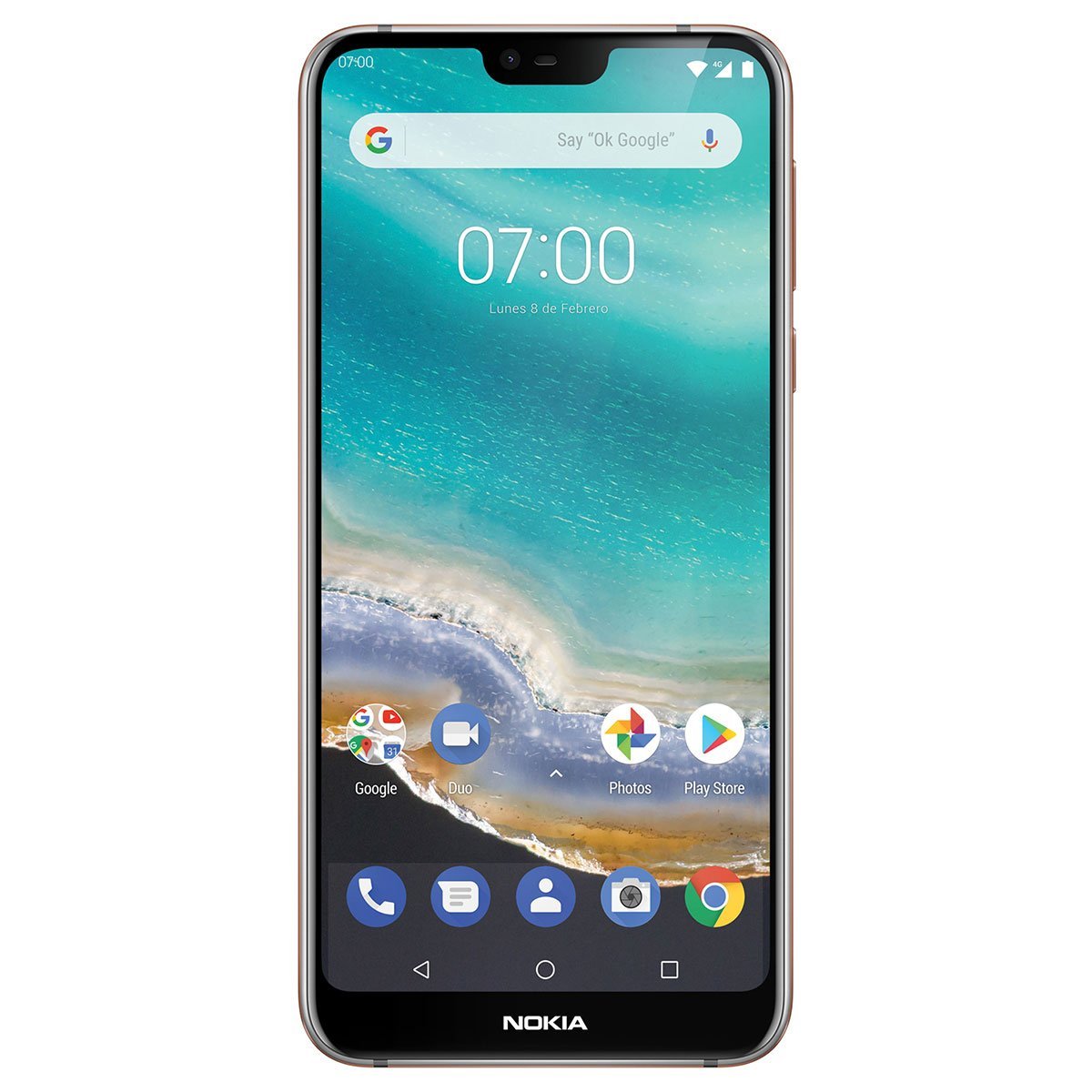 Celular Nokia 7.1 1096 Color Gris R9 (Telcel)