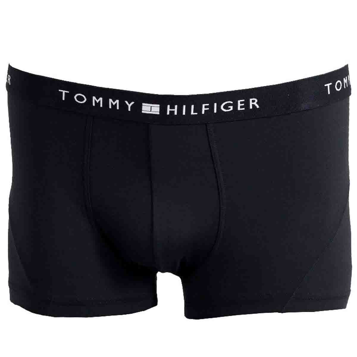 B&oacute;xer Corto Color Negro con El&aacute;stico Expuesto Tommy Hilfiger