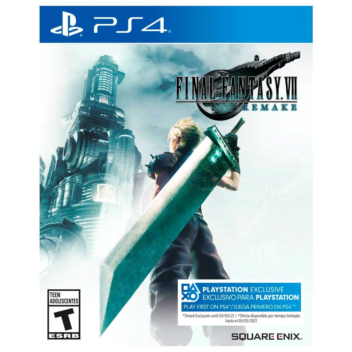 Ps4 Final Fantasy VII Remake Standard Edition