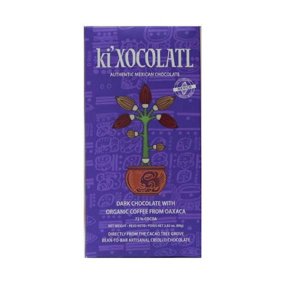 Tableta de Chocolate Morado Ki Xocolatl