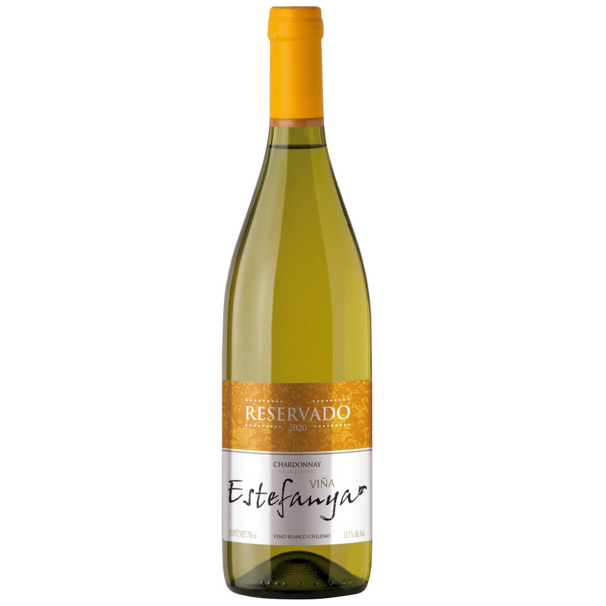 Vino Blanco Reservado Estefanya Chardonnay 750 Ml