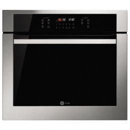 Horno De Empotre Ge Profile 80Cm Vidrio Negro