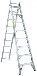 Escalera Convertible De Aluminio (17 Escalones) Cuprum C-2287-17