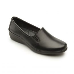 Mocasín Negro Liso Flexi