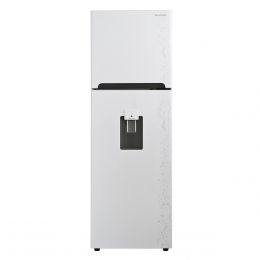 Refrigerador Daewoo Top Mount 9 Pies Blanco Con Grabado Floral