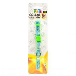 Collar De Nylon Con Listón Bordado Xch