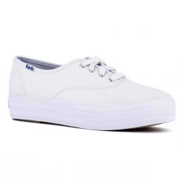 Tenis Plataforma Blancos Keds