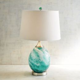 Lámpara Seafoam Art Glass Pier 1 Imports