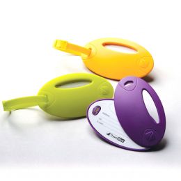 2 Porta Identificador Neon De Maletas 15 Travel Blue