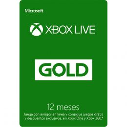 Xbox Live Gold Card 12 Meses