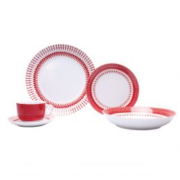 Vajilla De Porcelana 20 Piezas Crown Baccara