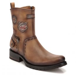 Bota Piel Cuadra