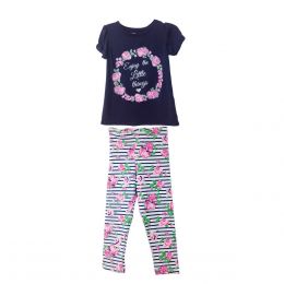 Conjunto Playera Con Leggins Let's Go