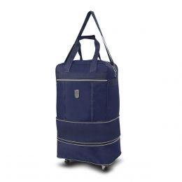 Maleta Rodante Expandible 24 Color Azul Mc. Carthy