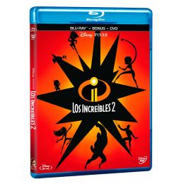 Blu Ray + Bonus + Dvd Los Increíbles 2