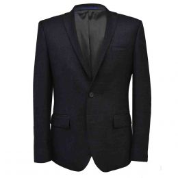 Saco Color Gris Obscuro De Corte Ultra Slim Chaps