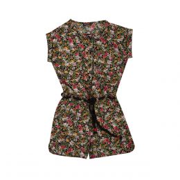 Blusa Manga Corta Con Olan Jeanious
