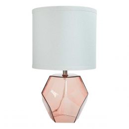 Lámpara De Mesa Geo Glass Blush Pier 1 Imports