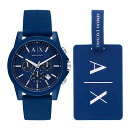 Reloj Para Caballero Color Azul Armani Exchange