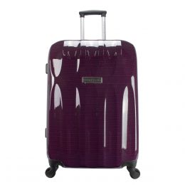 Maleta Vertical Rodante Rígida 20 Morada Sagitarius Perry Ellis