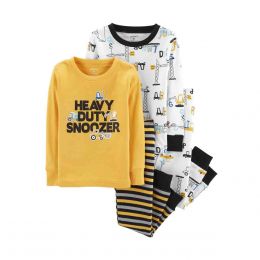Pijama Color Amarillo Combinado Carters
