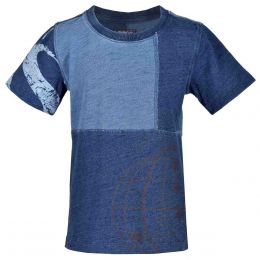 Playera Manga Corta Con Bloques Jeanious