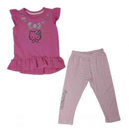 Conjunto Legging Playera Manga Corta Hello Kitty