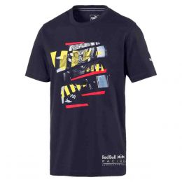 Playera Manga Corta Casual Puma Redbull L Grap