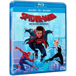 3D + Blu Ray Spider Man Un Nuevo Universo