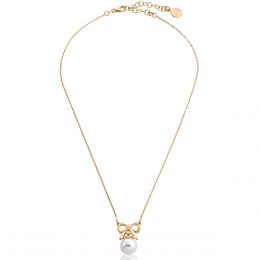 Collar De Plata Perla Blanca Majorica