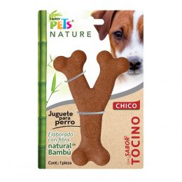 Juguete Hueso Triple De Bambú Chh Sabor Tocino Acuario Lomas