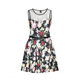 Vestido Corto Estampado Ink