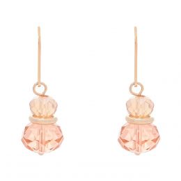 Aretes Color Dorado En Acabado Pulido Con Resina Napier