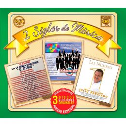 3 Cds La Arrolladora Y Banda El Recodo Julio Presiado