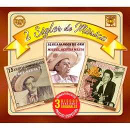 3 Cds Miguel Aceves Mejía, Jorge Negrete Y José Alfredo Jiménez