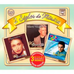 3 Cds Alberto Vázquez, Angélica María Y Enrique Guzmán
