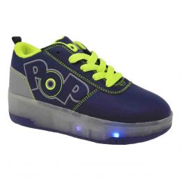 Tenis Patin Dash Para Niño Color Azul Gris Pop Hellys