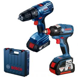 Combo Fuerza Inalámbrica (Rotomartillo 18 V Y Llave De Impacto) Bosch