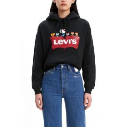 Sudadera Con Gorro Hello Kitty Levi's