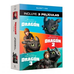 Pack Blu Ray Como Entrenar A Tu Dragón Trilogía