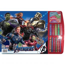 Combo Pad Con Libro Para Colorear, Planilla De Stickers, Crayones Y Tubos De Glitter Great Moments