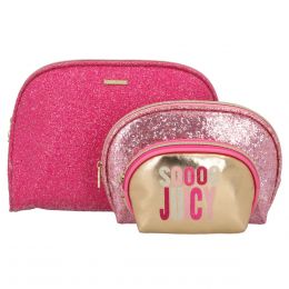 Juego De 3 Cosmetiqueras Juicy Couture