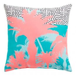 Cojín Pink Palm Mix Print Pier 1 Imports